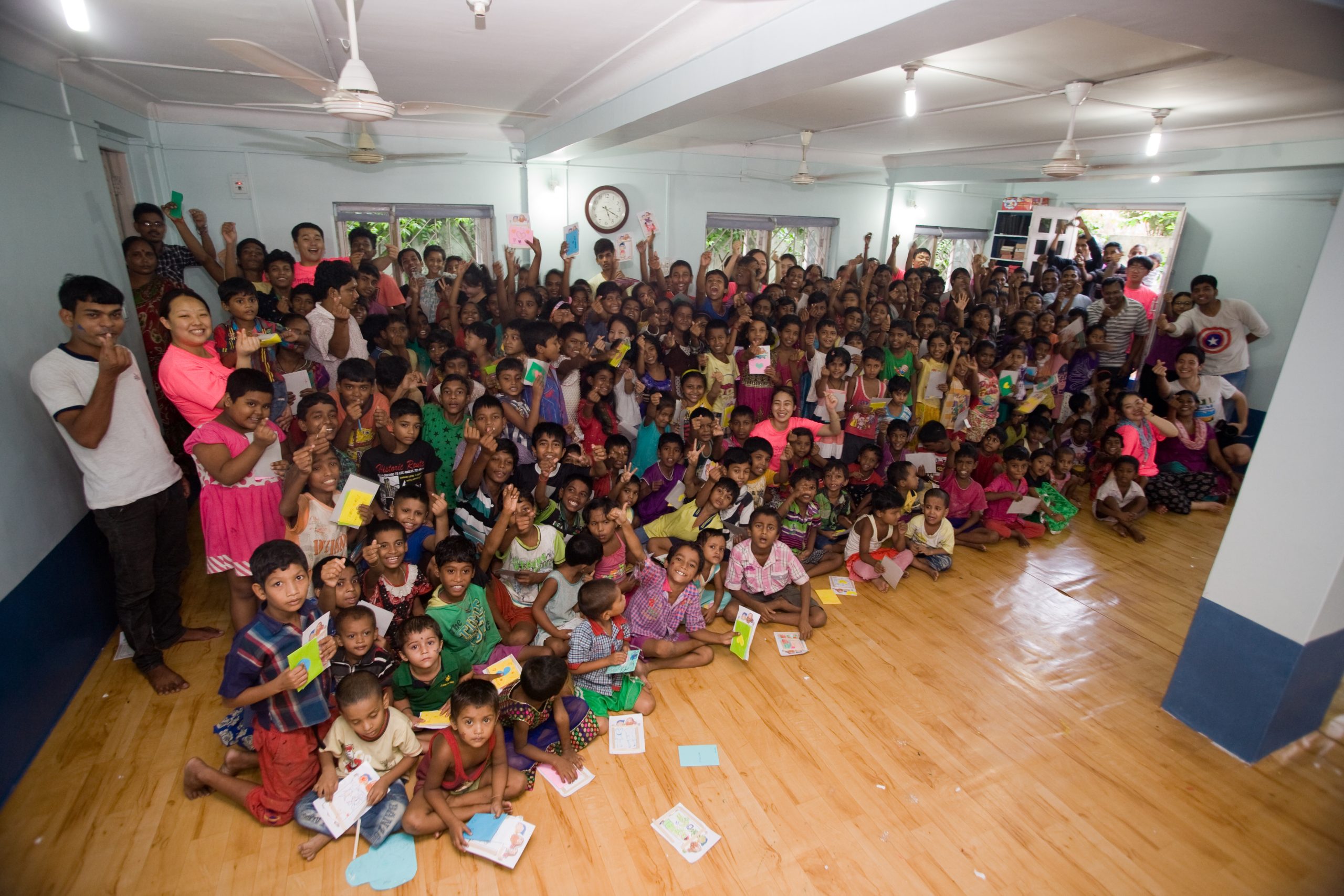 Community gathering at the Centre